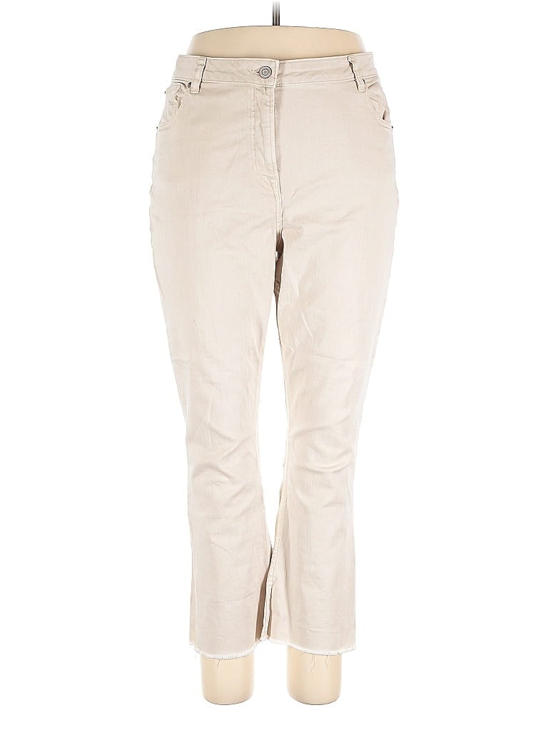 Pre-owned Denim Co Khaki Pant In Brown