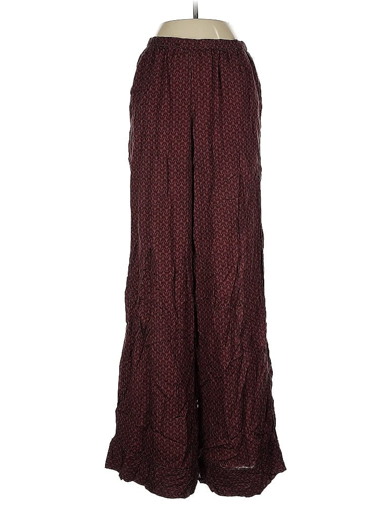 Pre-owned Splendid Casual Pants In Burgundy