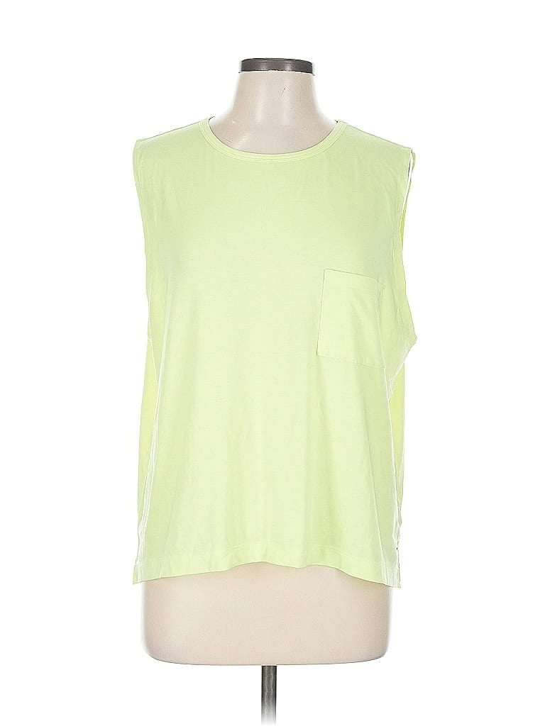 Pre-owned Gap Fit Sleeveless T-shirt In Green
