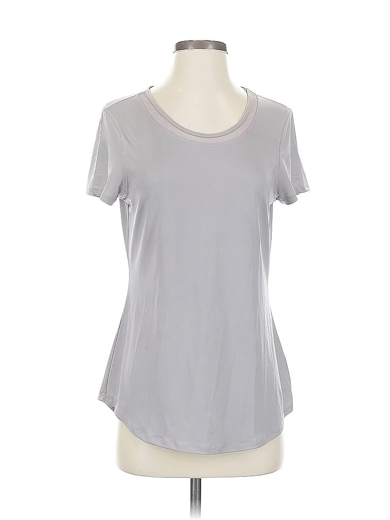 Pre-owned Layer 8 Active T-shirt In Gray