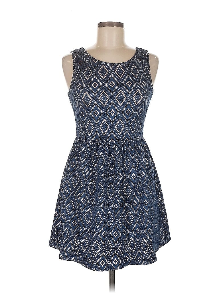 Pre-owned Alya Casual Dress In Blue