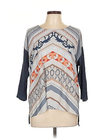 Zenergy by Chico's 3/4 Sleeve T-Shirt (view 1)