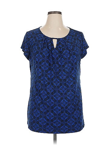 Liz Claiborne Career Short Sleeve Blouse (view 1)