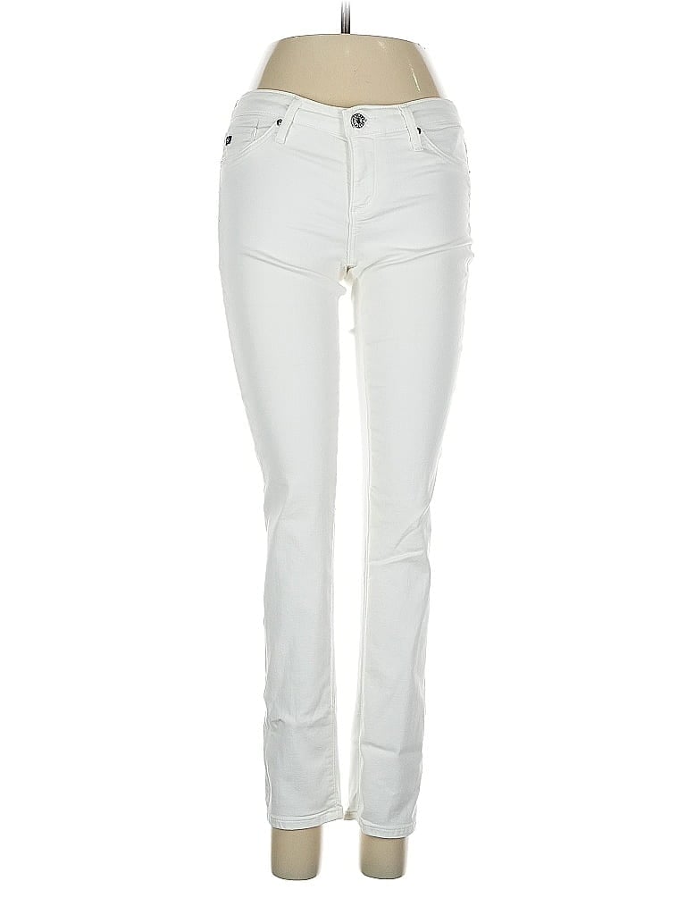 Pre-owned Adriano Goldschmied Jeans In White