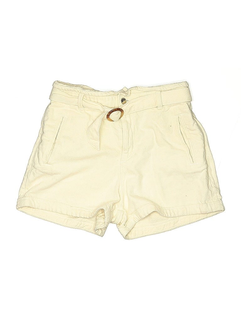 Click to view more detailed imagery on our partner's website Pre-owned Zara Khaki Shorts In Yellow