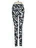 Sofra Floral Blue Black Leggings One size - photo 1