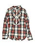 J.Crew Plaid Red Long Sleeve Button-Down Shirt Size 4 - photo 1