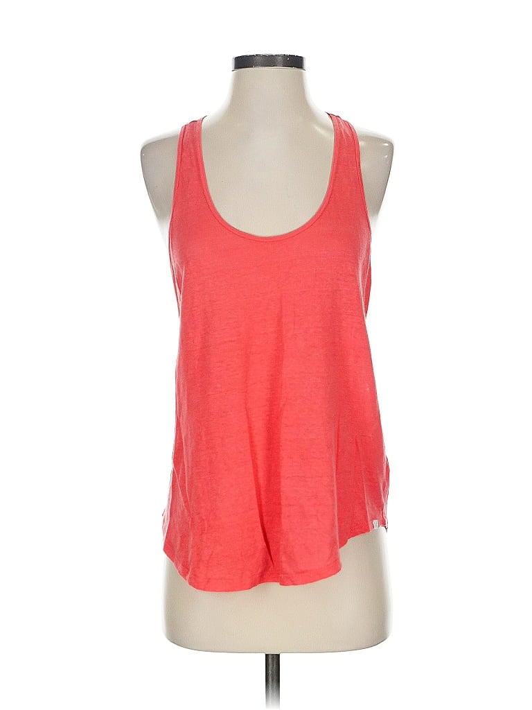 Pre-owned Caslon Tank Top Red Halter Neckline Tops
