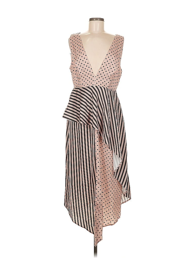 Pre-owned Asos Design Cocktail Dress In Brown