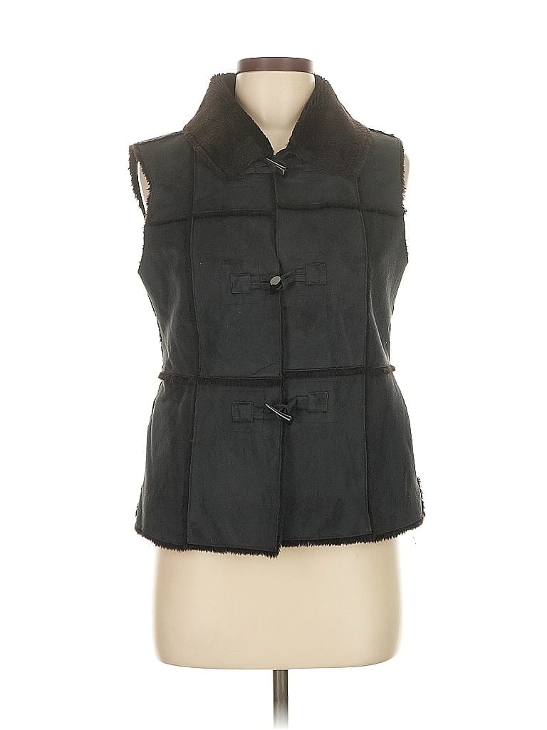 Pre-owned White House Black Market Vest In Black