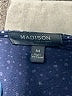 Madison 100% Rayon Stars Blue Short Sleeve Top Size M - photo 7
