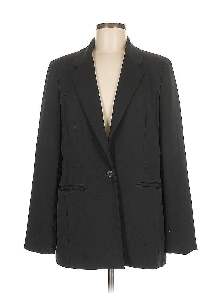 Pre-owned Travelsmith Blazer Jacket In Black
