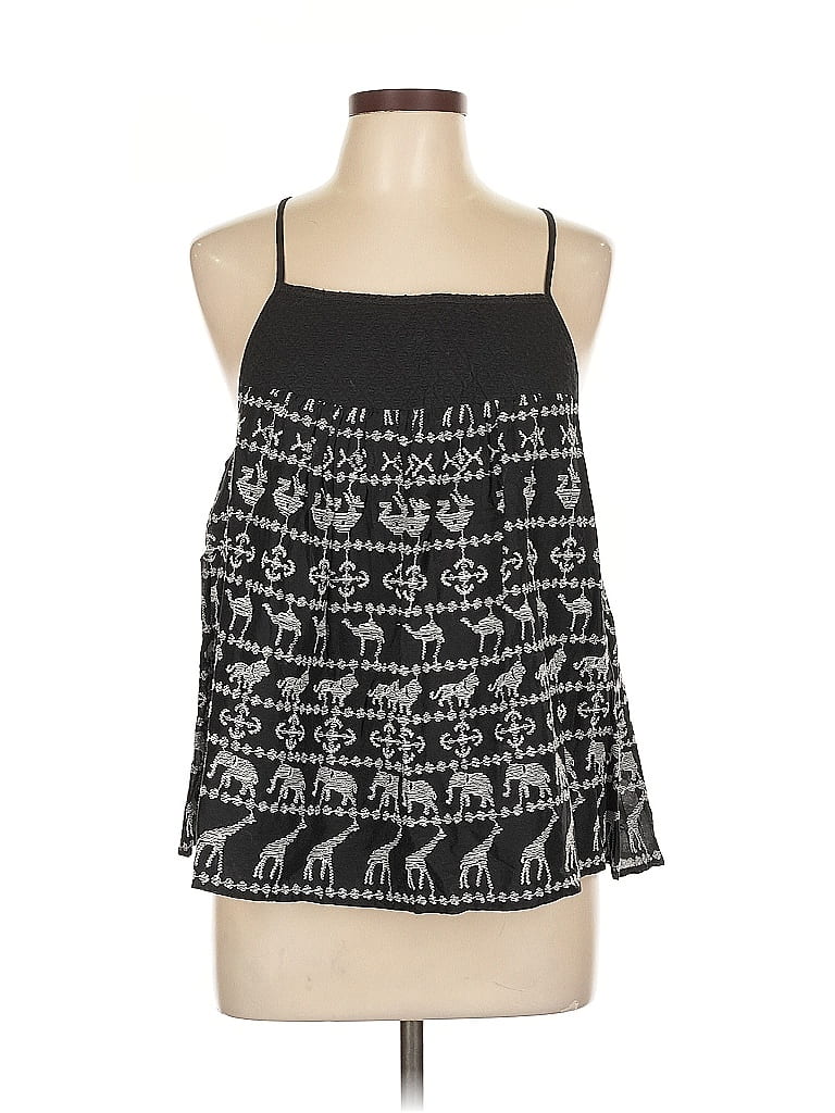 HD IN PARIS Pre-owned Sleeveless Blouse In Black
