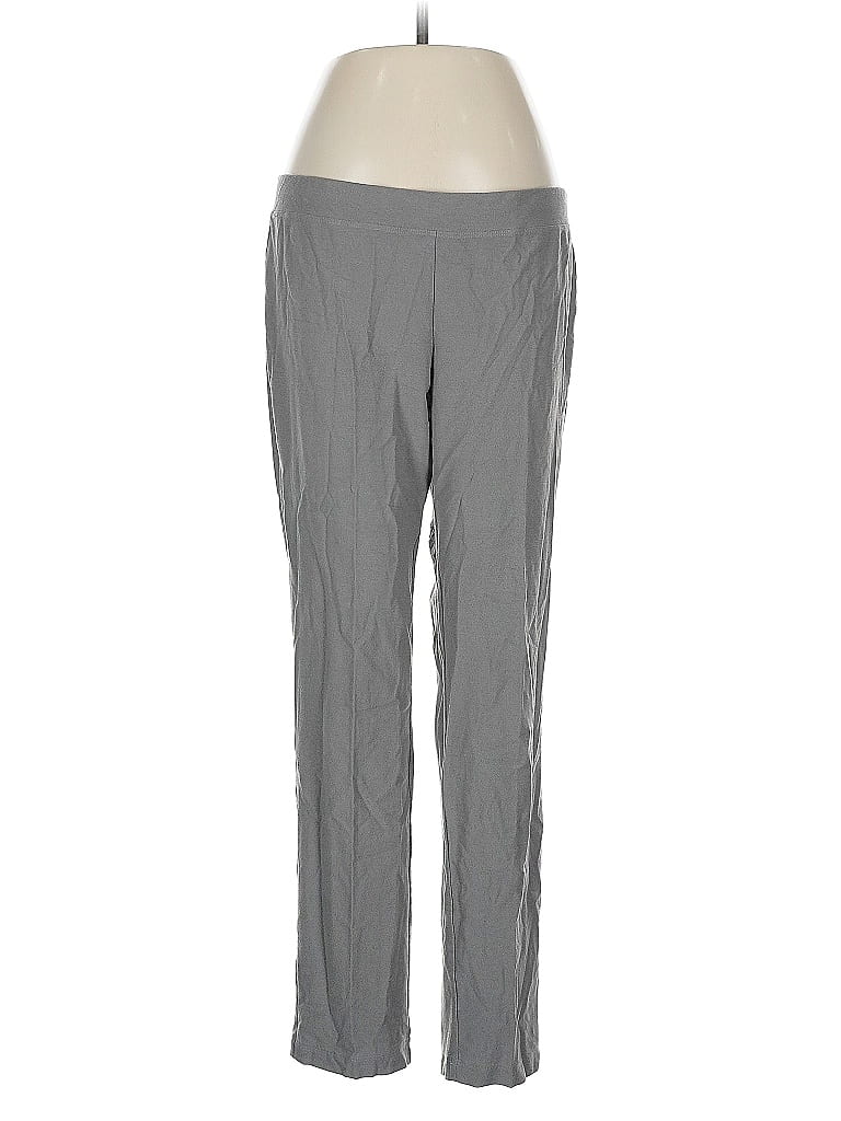 Pre-owned Eileen Fisher Casual Pants In Gray