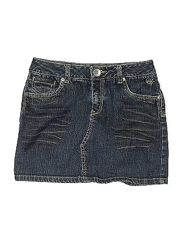 Justice Denim Skirt (view 1)