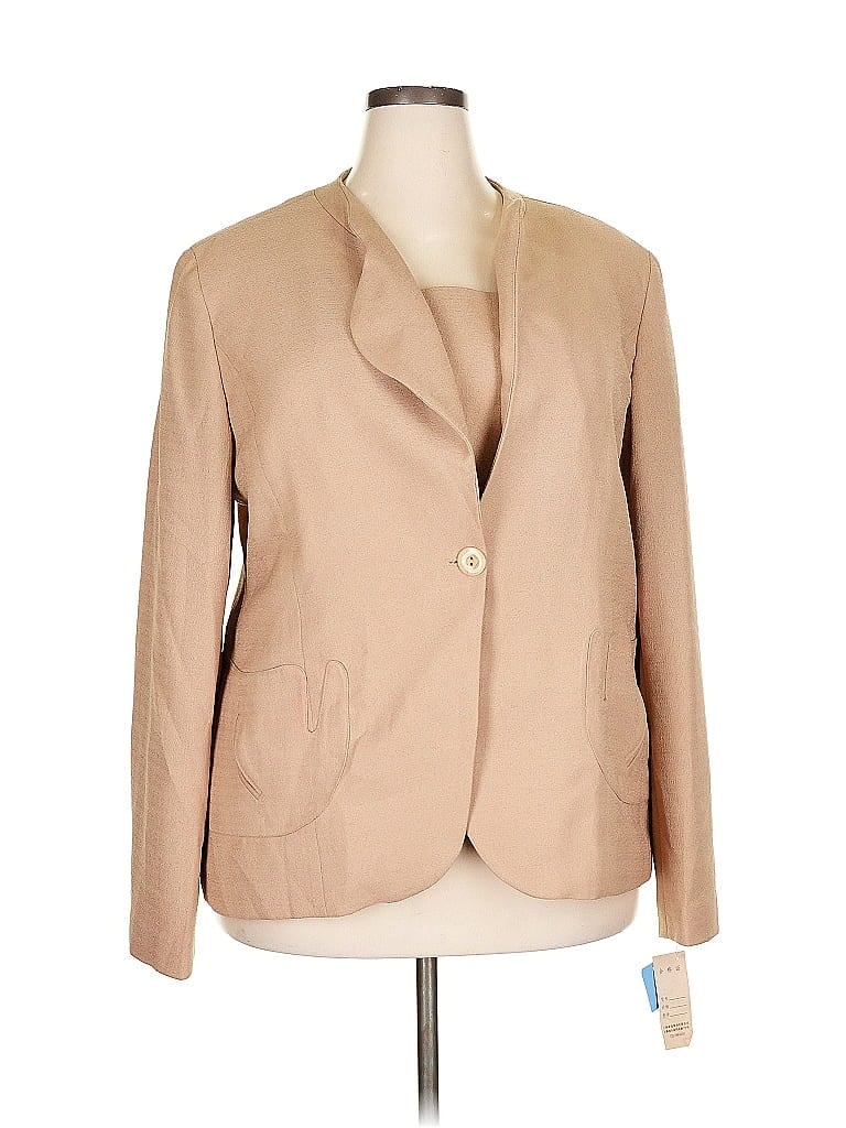 Click to view more detailed imagery on our partner's website Pre-owned Karen Nicol Blazer Jacket In Brown