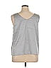 Ekouaer Silver Sleeveless Blouse Size XL - photo 2