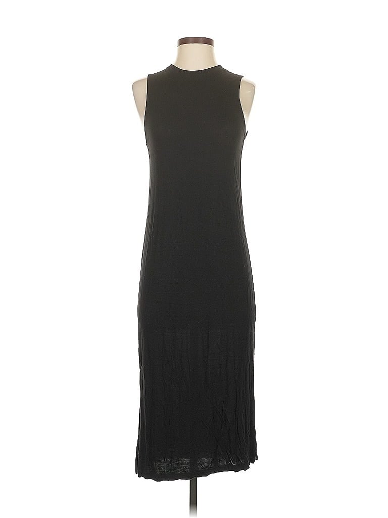 Pre-owned H&m Casual Dress In Black
