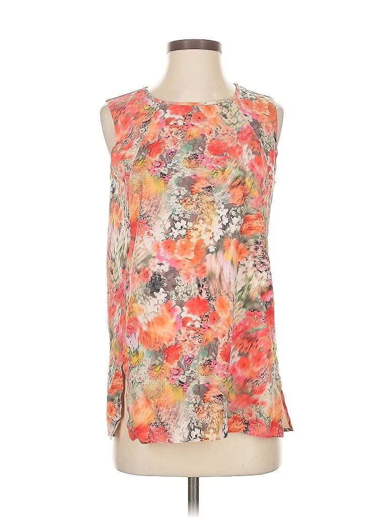 Pre-owned Athleta Sleeveless Blouse In Orange