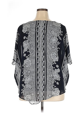 Roz & Ali Short Sleeve Blouse (view 2)