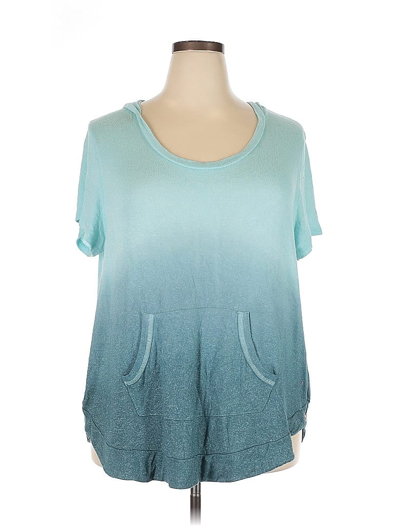 Pre-owned Livi Poncho In Blue