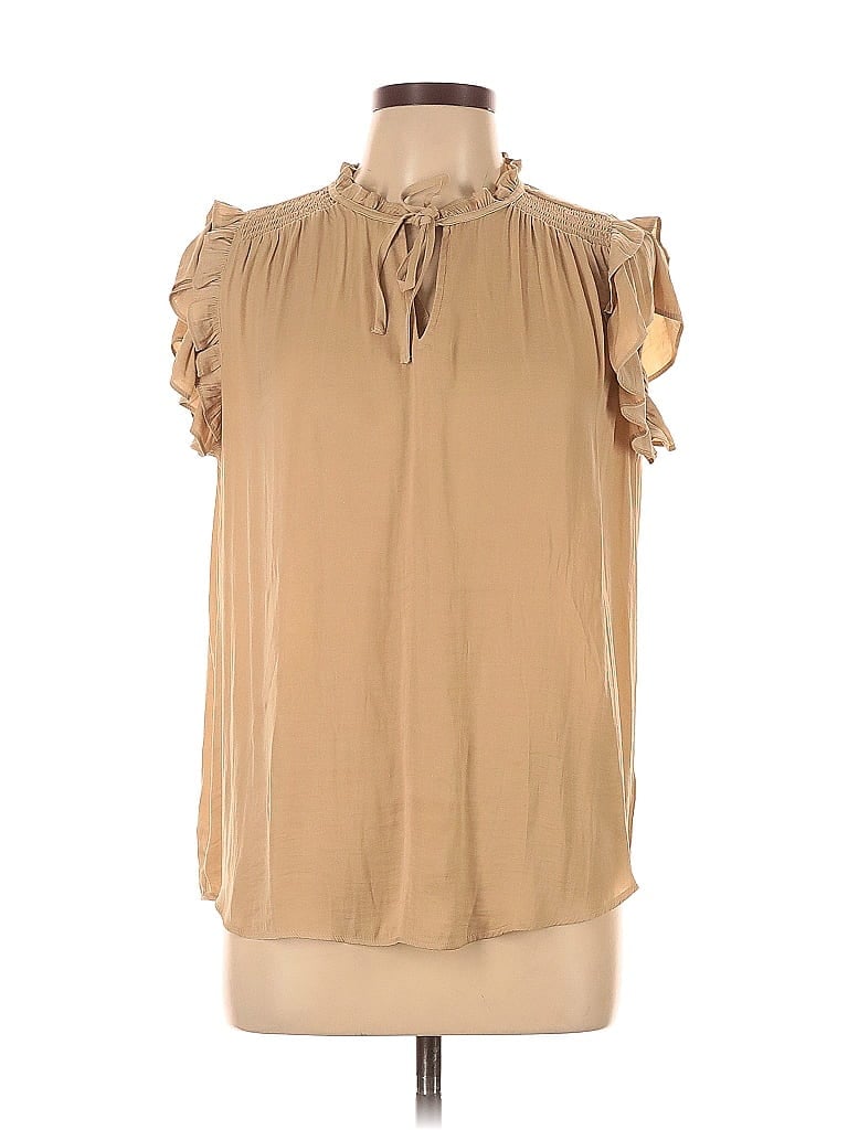 Pre-owned Rachel Zoe Sleeveless Blouse In Brown