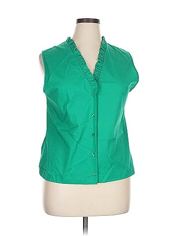 Laundry by Shelli Segal Sleeveless Button-Down Shirt (view 1)