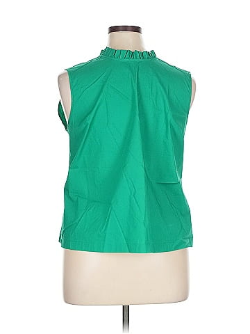 Laundry by Shelli Segal Sleeveless Button-Down Shirt (view 2)