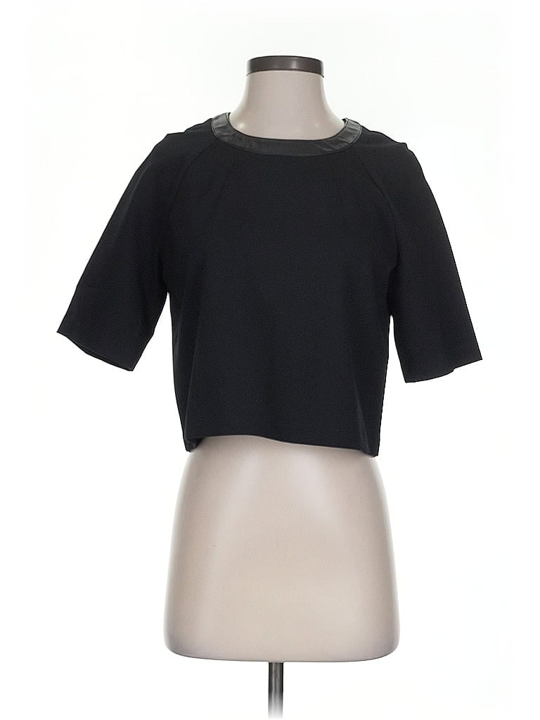 Pre-owned Banana Republic Short Sleeve T-shirt In Black