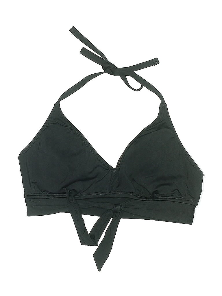 Pre-owned Kona Sol Swimsuit Top Black Swimwear