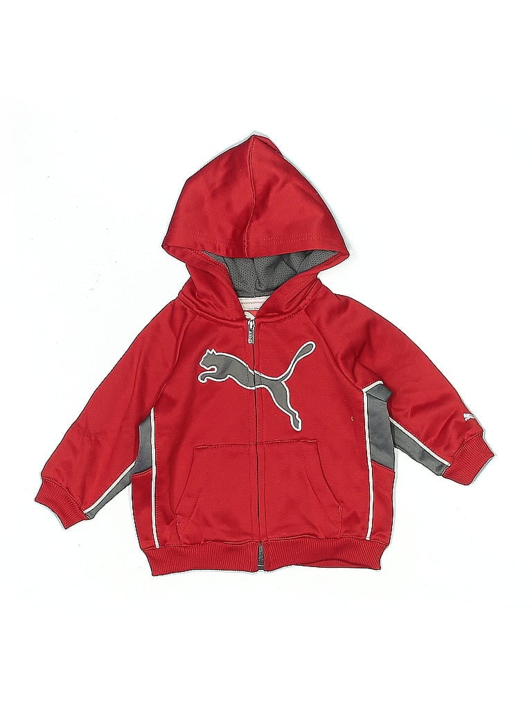 Click to view more detailed imagery on our partner's website Pre-owned Puma Babies' Zip Up Hoodie In Red