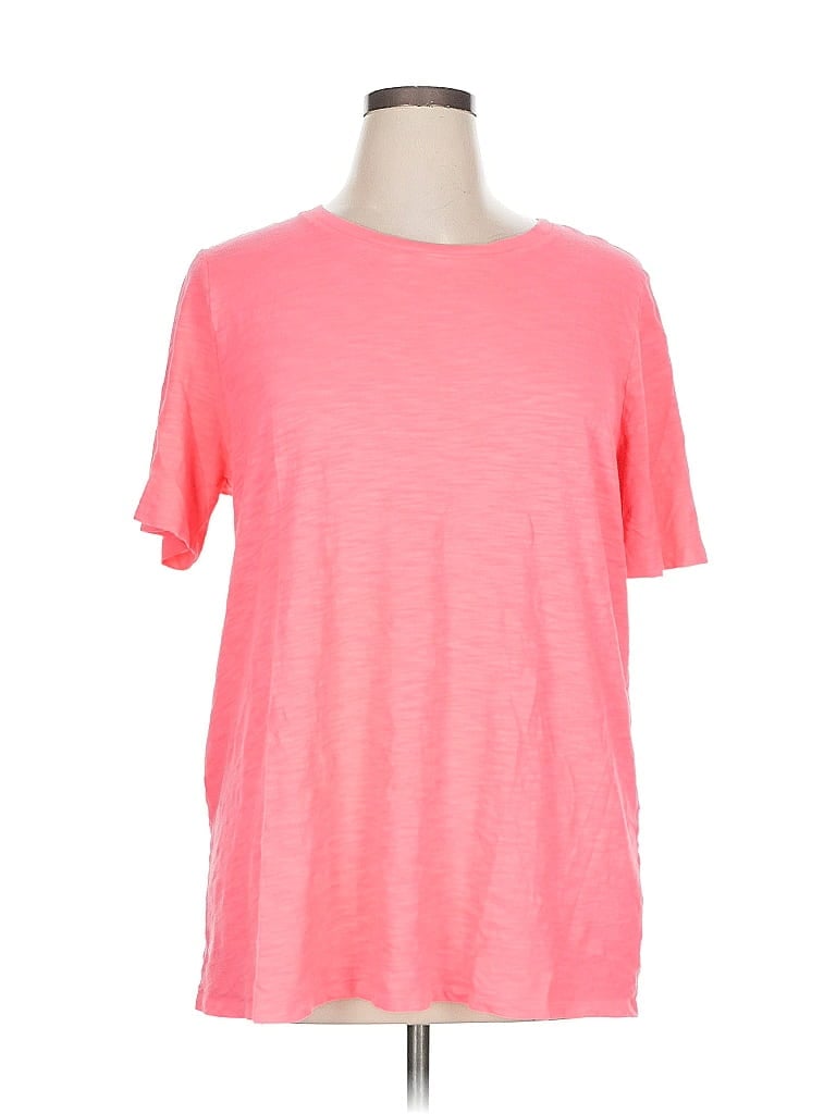 Click to view more detailed imagery on our partner's website Pre-owned Lane Bryant Short Sleeve T-shirt In Pink