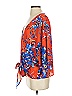 Unbranded 100% Polyester Orange 3/4 Sleeve Blouse Size 2L - photo 5