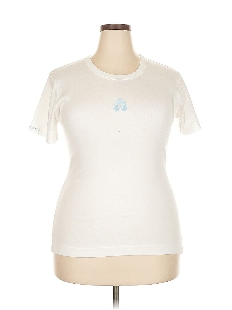 Pre-owned Assorted Brands Short Sleeve T-shirt In White