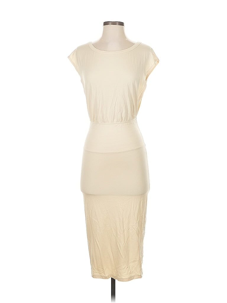 Pre-owned Indah Body Cocktail Dress In White