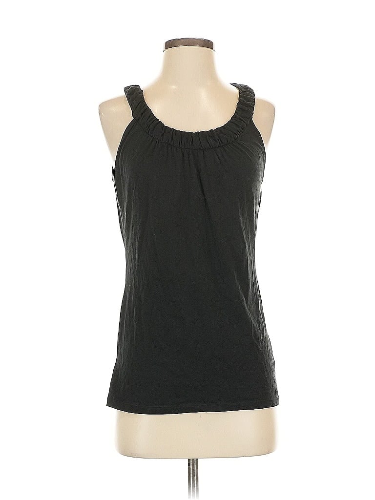 Pre-owned Ann Taylor Factory Sleeveless Blouse In Black