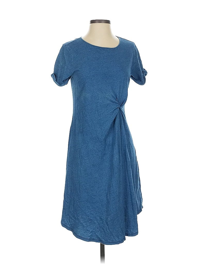 Pre-owned Holding Horses Casual Dress In Blue