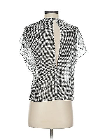 Rag & Bone Short Sleeve Silk Top (view 2)