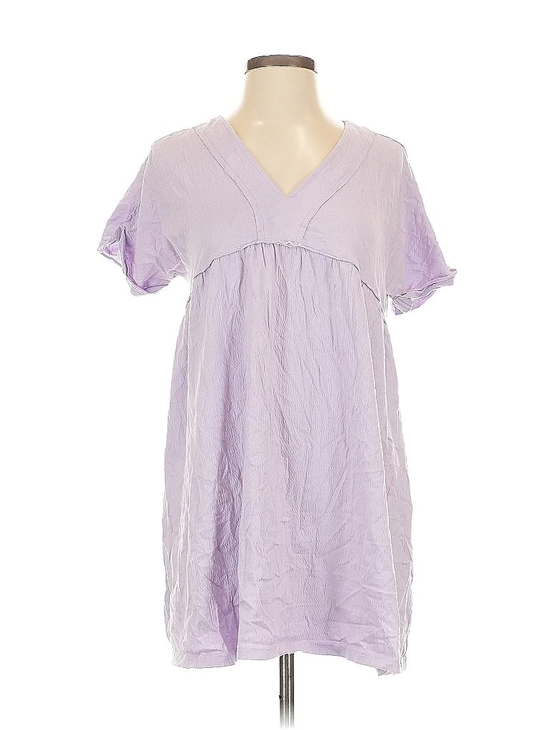 Pre-owned Pink Lily Casual Dress In Purple