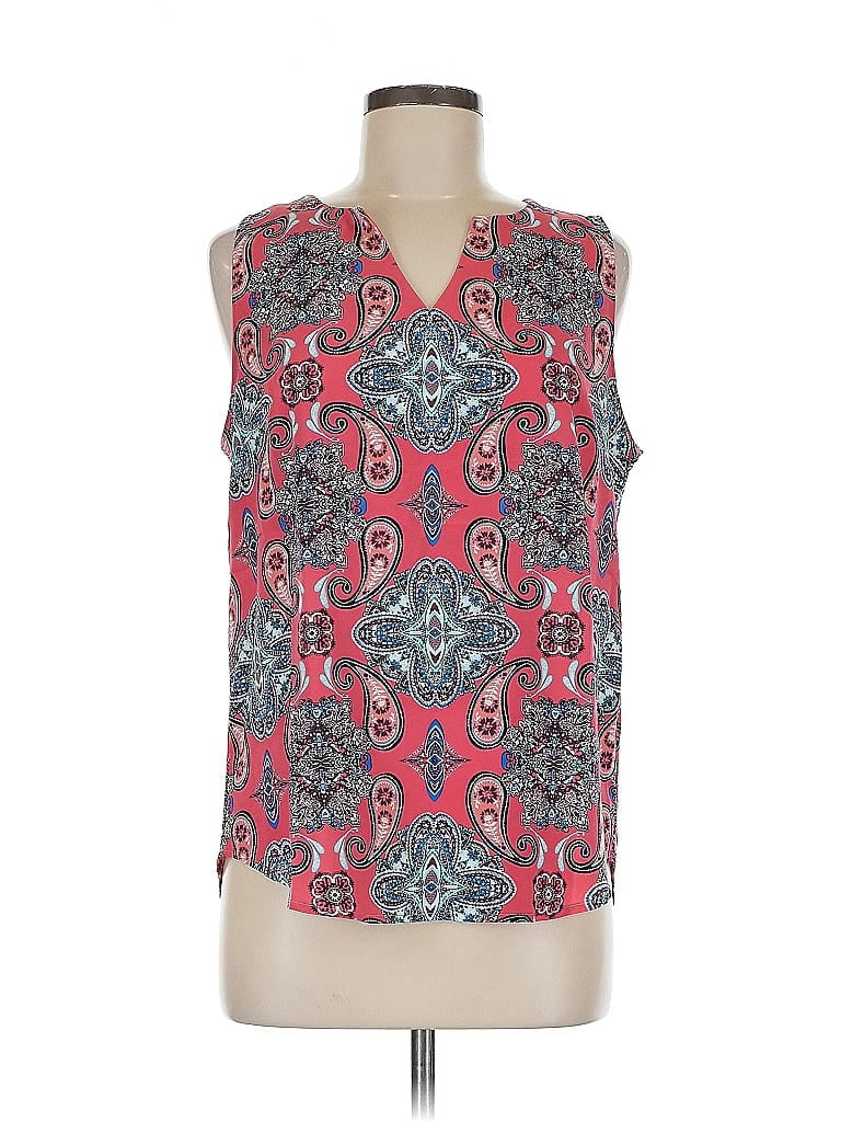 Click to view more detailed imagery on our partner's website Pre-owned Verse Sleeveless Blouse In Pink