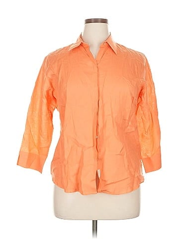 Faconnable 3/4 Sleeve Button-Down Shirt (view 1)