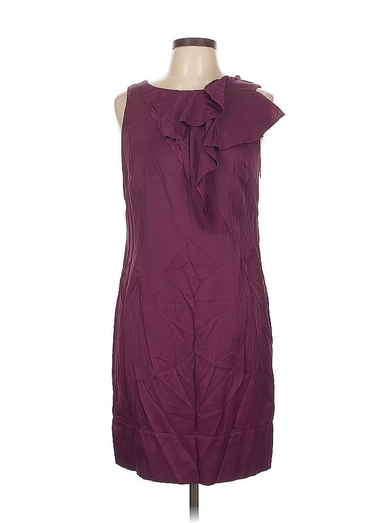 Pre-owned Abs Allen Schwartz Cocktail Dress In Burgundy