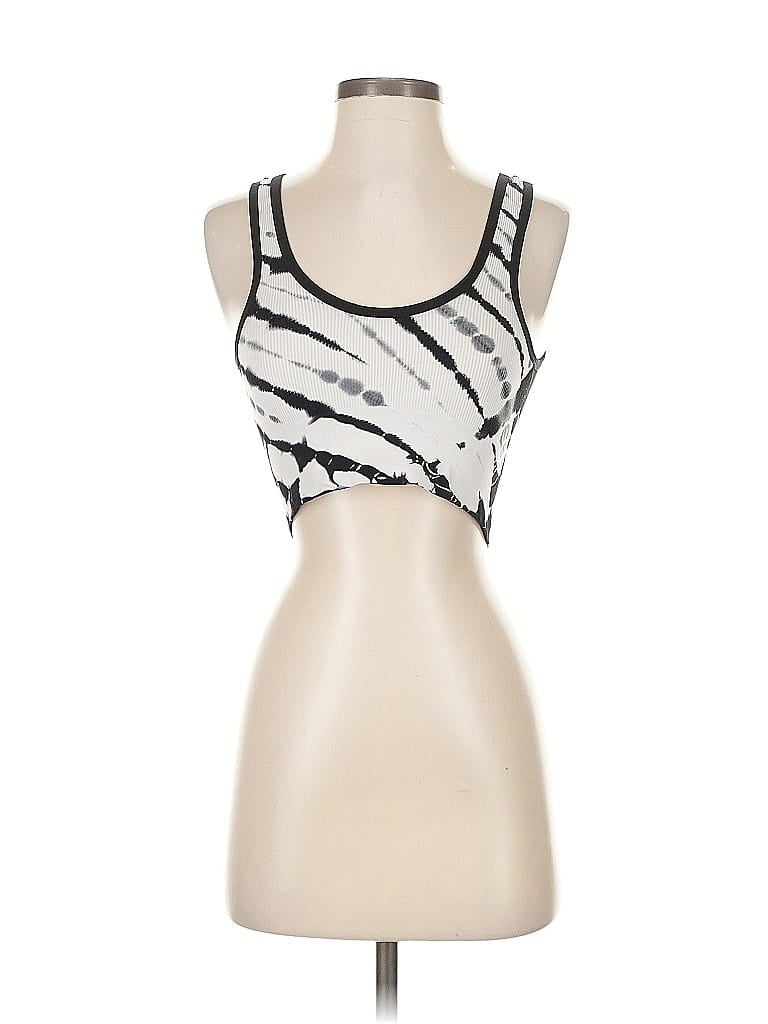 Pre-owned Colsie Tank Top Silver Strapless Neckline Tops