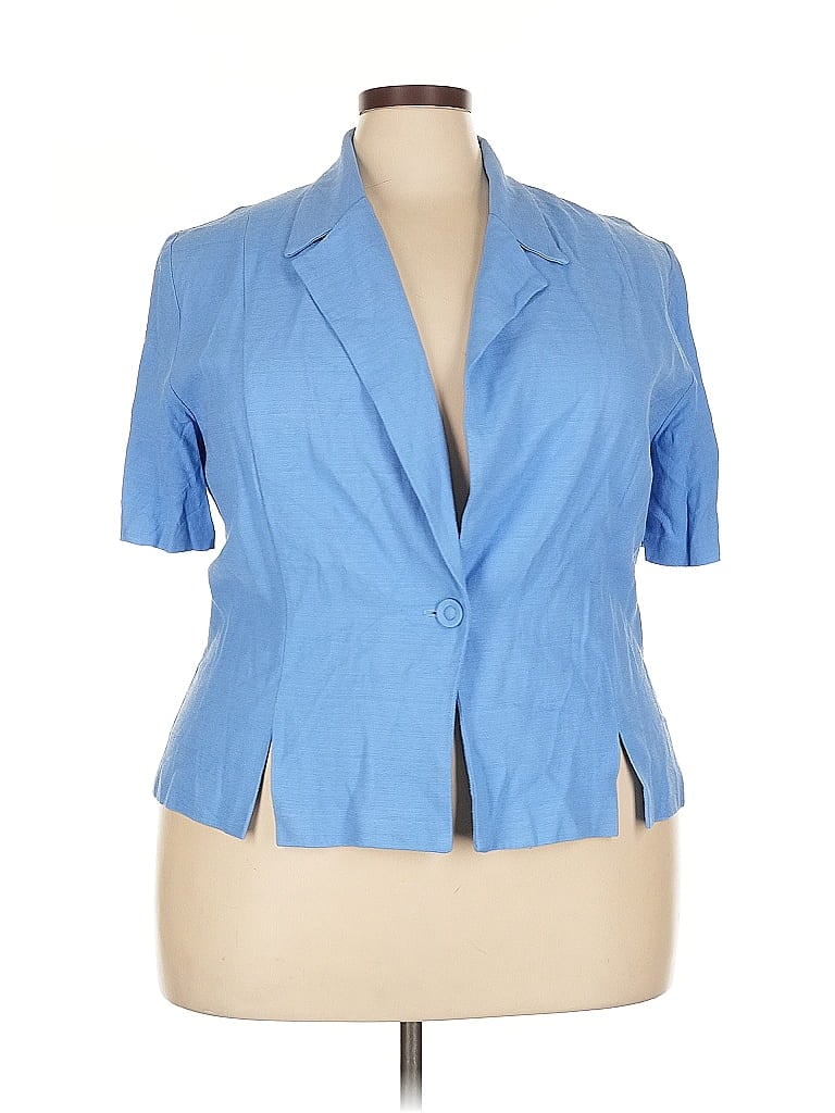 Pre-owned Dressbarn Cardigan Sweater In Blue