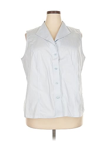 Jones New York Collection Sleeveless Button-Down Shirt (view 1)