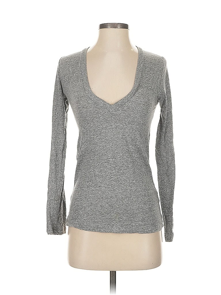 Pre-owned Monrow Pullover Sweater In Gray