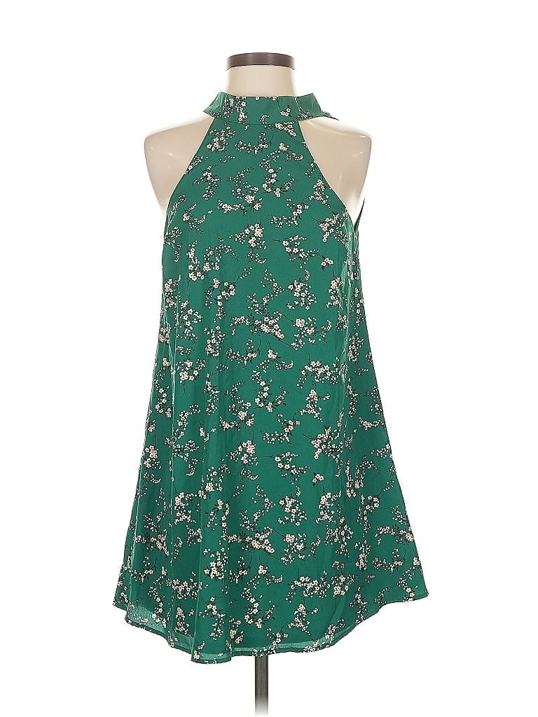 Pre-owned Lulus Casual Dress In Green