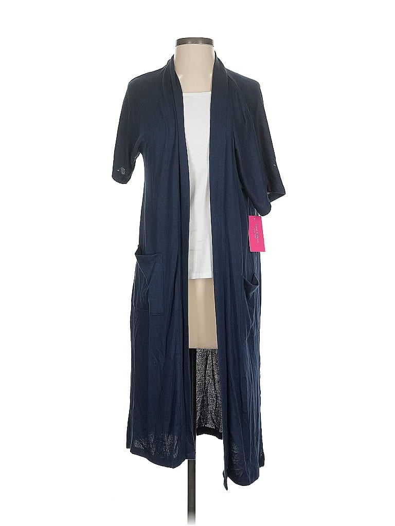 Click to view more detailed imagery on our partner's website Pre-owned Isaac Mizrahi New York Cardigan Sweater In Blue