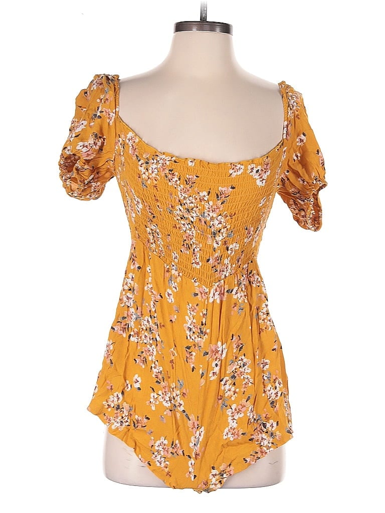 FLYNN SKYE Pre-owned Romper In Yellow