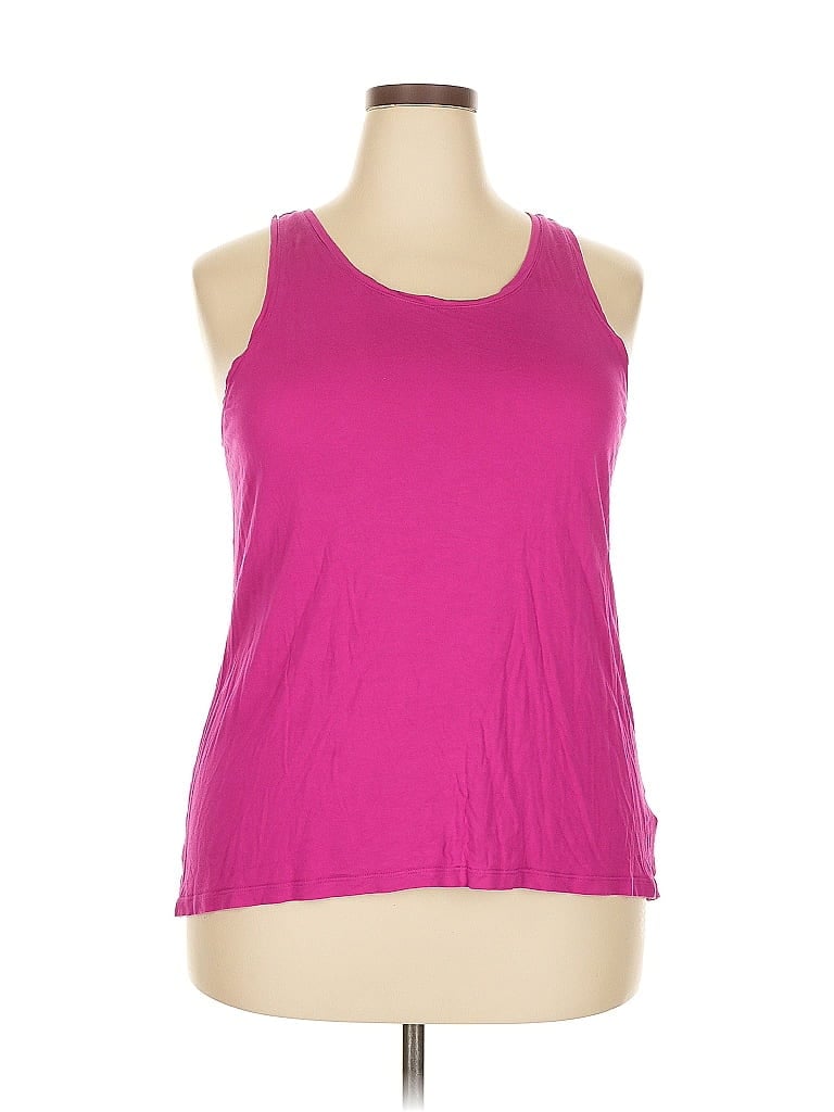 GAP OUTLET Pre-owned Tank Top Pink Halter Neckline Tops